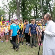 Митрополит Бориспільський і Броварський Антоній відвідав єпархіальний дитячий наметовий табір 