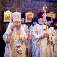 У день Богоявлення митрополит Бориспільський і Броварський Антоній співслужив Предстоятелю у Києво-Печерській Лаврі