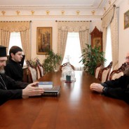 Ректор КДА зустрівся з ректором Церковної академії м. Салонік (Греція)