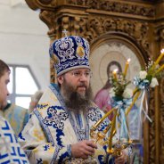 У день свята Стрітення Господнього митрополит Бориспільський і Броварський Антоній взяв участь в освяченнв храму в Жулянах