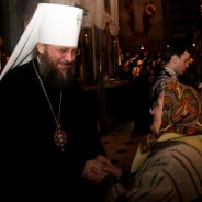 У Трапезному храмі Києво-Печерської Лаври звершено вечірню з чином прощення