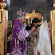 У Хрестопоклонну неділю митрополит Бориспільський і Броварський Антоній співслужив Блаженнішому Митрополиту Онуфрію