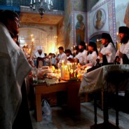 Митрополит Бориспільський і Броварський Антоній звершив вечірнє богослужіння у академічному храмі Різдва Пресвятої Богородиці