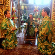 Митрополит Бориспільський і Броварський Антоній співслужив Блаженнішому Митрополиту Онуфрію в Успенському соборі Києво-Печерської Лаври