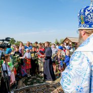 Митрополит Бориспільський і Броварський Антоній звершив богослужіння під відкритим небом на території молодіжного табору 