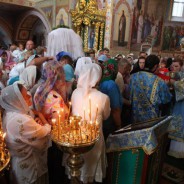 Митрополит Бориспільський і Броварський Антоній очолив святкове богослужіння в Густинському Свято-Троїцькому жіночому монастирі