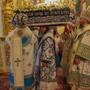 Митрополит Антоній взяв участь у Чині погребіння Пресвятой Богородиці