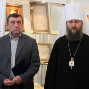 Митрополит Антоній взяв участь у відкритті виставки, присвяченій 400-річчю Київських духовних шкіл