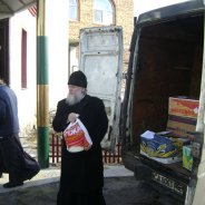 КНЯЖИЧІ. Спасо-Преображенський монастир передав українським воїнам більше півтонни продуктів