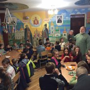 ВИШГОРОД. Зустріч дня святого Миколая в недільної школи при храмі святих Бориса і Гліба