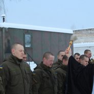 Голова єпархіального відділу духовної опіки та реабілітації учасників бойових дій на Сході України на Богоявлення зустрівся із військовими