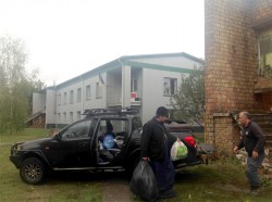 Співробітники єпархіального відділу соціального служіння і благодійництва відвідали сім'ї переселенців із Донбасу