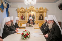 Засідання Священного Синоду Української Православної Церкви. 
