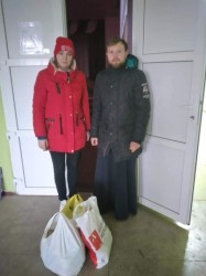 Парафія села Яблуневе долучилася до збору продуктів для ЗСУ