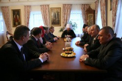 Керуючий справами УПЦ зустрівся з делегацією керівництва Прикордонної служби ФСБ РФ