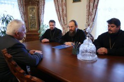 Митрополит Бориспільський і Броварський Антоній зустрівся з міським головою Борисполя