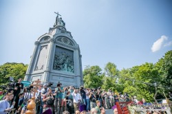 Cвятковий молебень біля пам’ятника Хрестителю Русі та Велика Хресна хода