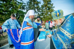 Митрополит Бориспільський і Броварський Антоній звершив чин освячення місця під будівництво храму в Згурівці