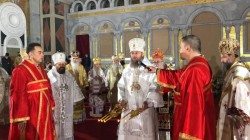 Митрополит Бориспільський і Броварський Антоній взяв участь у відспівуванні Патріарха Сербського Іринея в Белграді