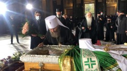 Митрополит Бориспільський і Броварський Антоній взяв участь у відспівуванні Патріарха Сербського Іринея в Белграді