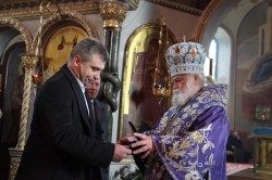 Митрополит Антоній взяв участь у святкуванні 80-річного ювілею митрополита Черкаського і Канівського Софронія