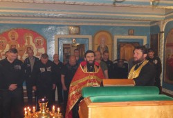 МАРТУСІВКА. Священики Другого Бориспільського благочиння відвідали виправну колонію
