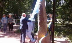 СВІТИЛЬНЯ. Священик взяв участь у відкритті пам'ятника учасникам бойових дій у зоні АТО