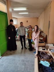 Архангело-Михайлівська парафія Березані надала допомогу постраждалим сім'ям Рудницького.