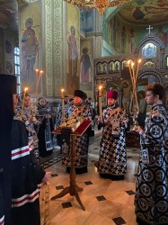 Духовенство Березанського та Згурівського благочинь служило за пасією у Кафедральному Соборі