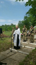 Духовенство Березанського благочиння взяло участь у перезахороненні останків невідомих солдат Другої Світової війни