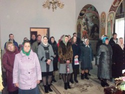 У селі Бобрик соборно відслужено Божественну літургію та нагороджено церковних благодійників