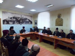 Під головуванням секретаря єпархії відбулося зібрання духовенства Березанського благочиння