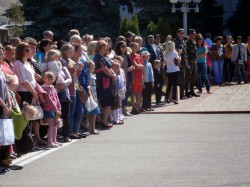 БАРИШІВКА. Священики звершили заздравний молебень для солдат національної гвардії