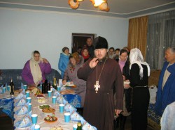ПЛОСКЕ. В новорічну ніч парафія Покровського храму помолилася за мир в Україні