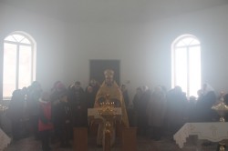 БОРЩІВ. Вперше у новозбудованому храмі було звершено Літургію