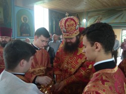 Єпископ Згурівський Амвросій освятив храм після ремонту в селі Студеники