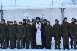 Голова єпархіального відділу духовної опіки та реабілітації учасників бойових дій на Сході України на Богоявлення зустрівся із військовими