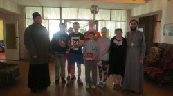 На Пасху священики відвідали Бориспільську виправну колонію та дитячий будинок сімейного типу в селі Ревне