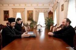 Митрополит Бориспільський і Броварський Антоній зустрівся з ректором Церковної академії м. Салонік (Греція)