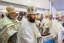 Керуючий Бориспільською єпархією звершив Божественну Літургію в монастирі міста Бориспіль